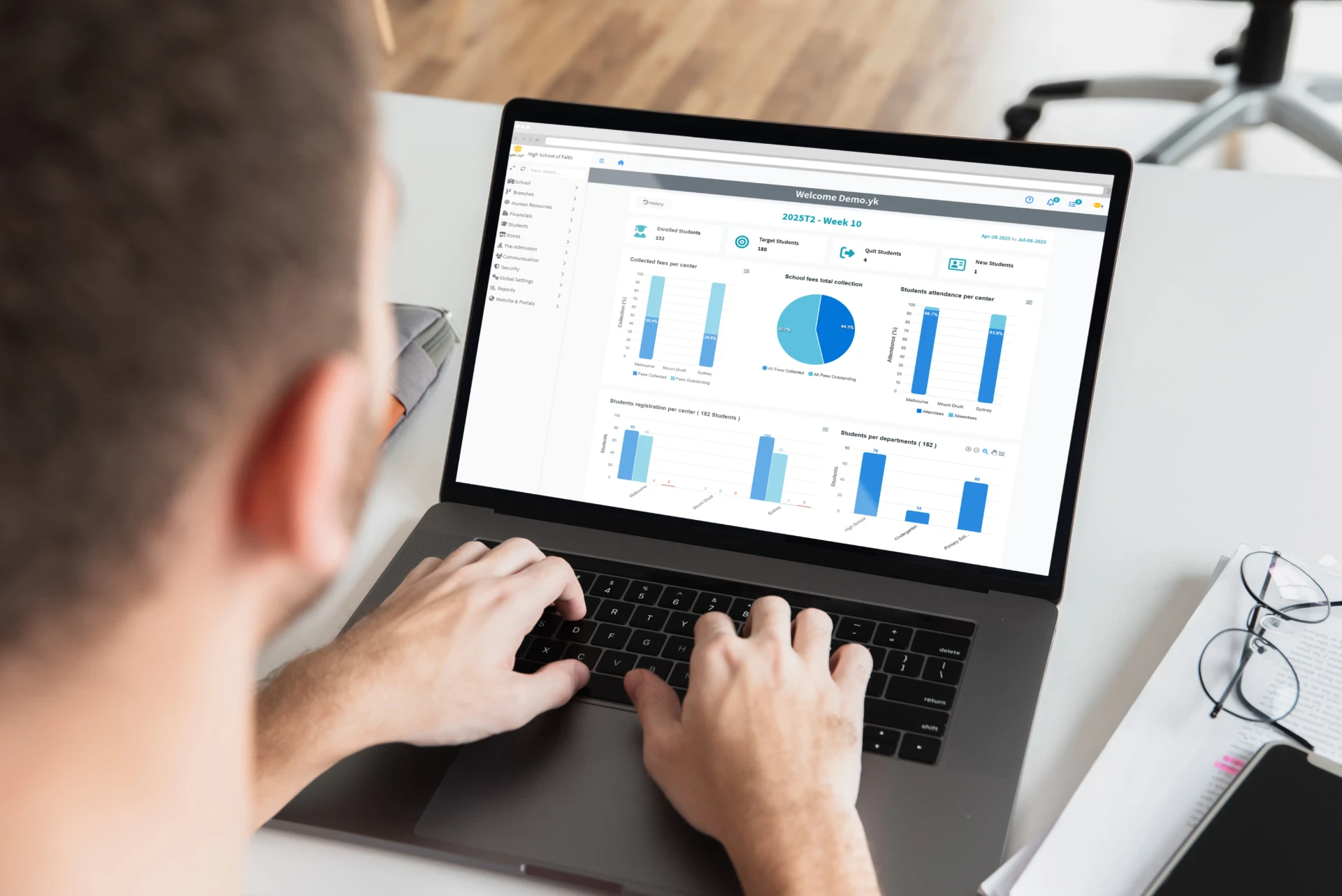 Yaakoot administrator dashboard